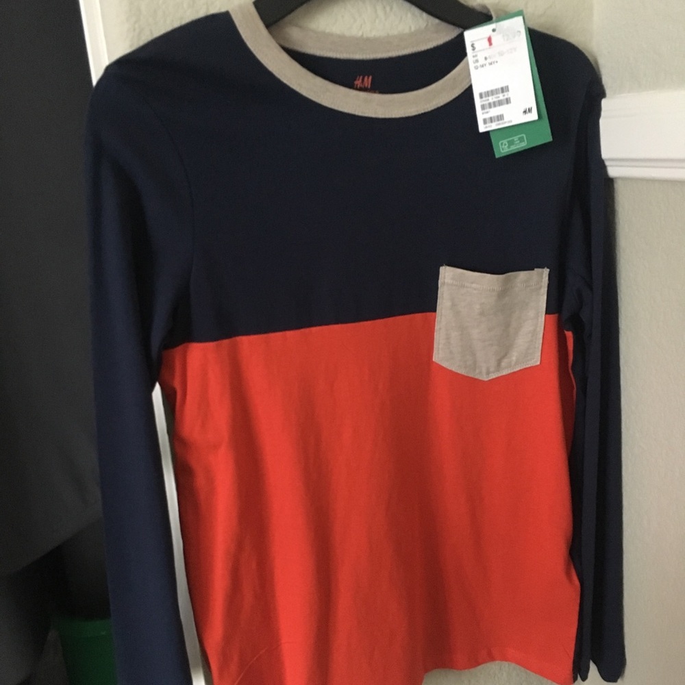 H&M boys long sleeve organic cotton t-shirt